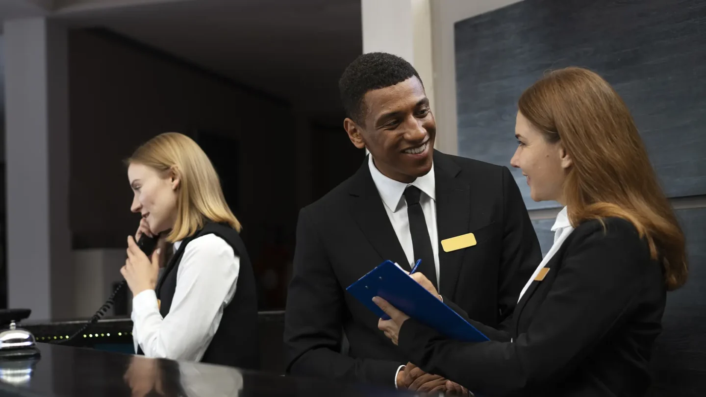 Escala de trabalho em hotel